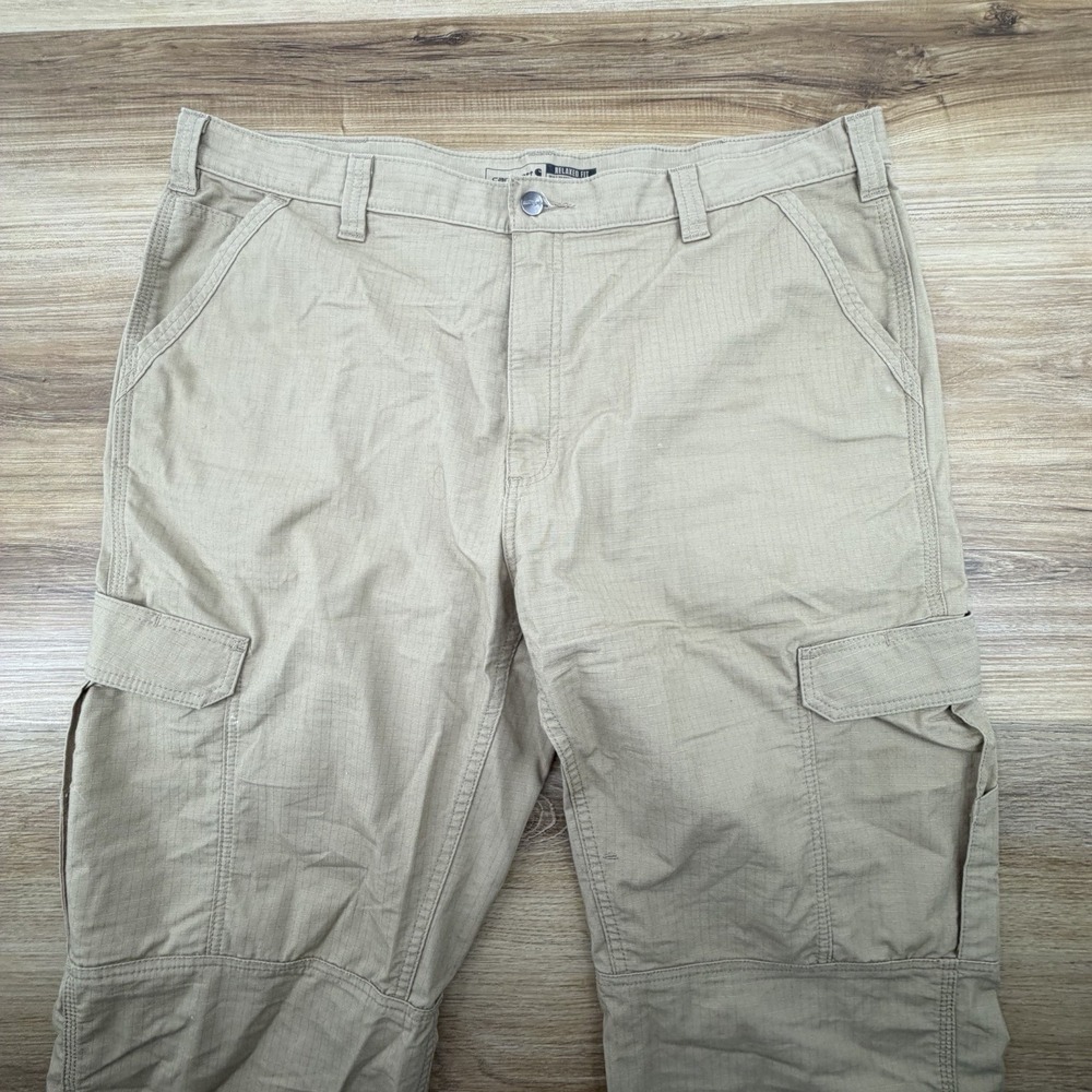 Carhartt Relaxed Fit Force Khaki Mens pants 42x34 With 9 Pockets BN4200-M‎